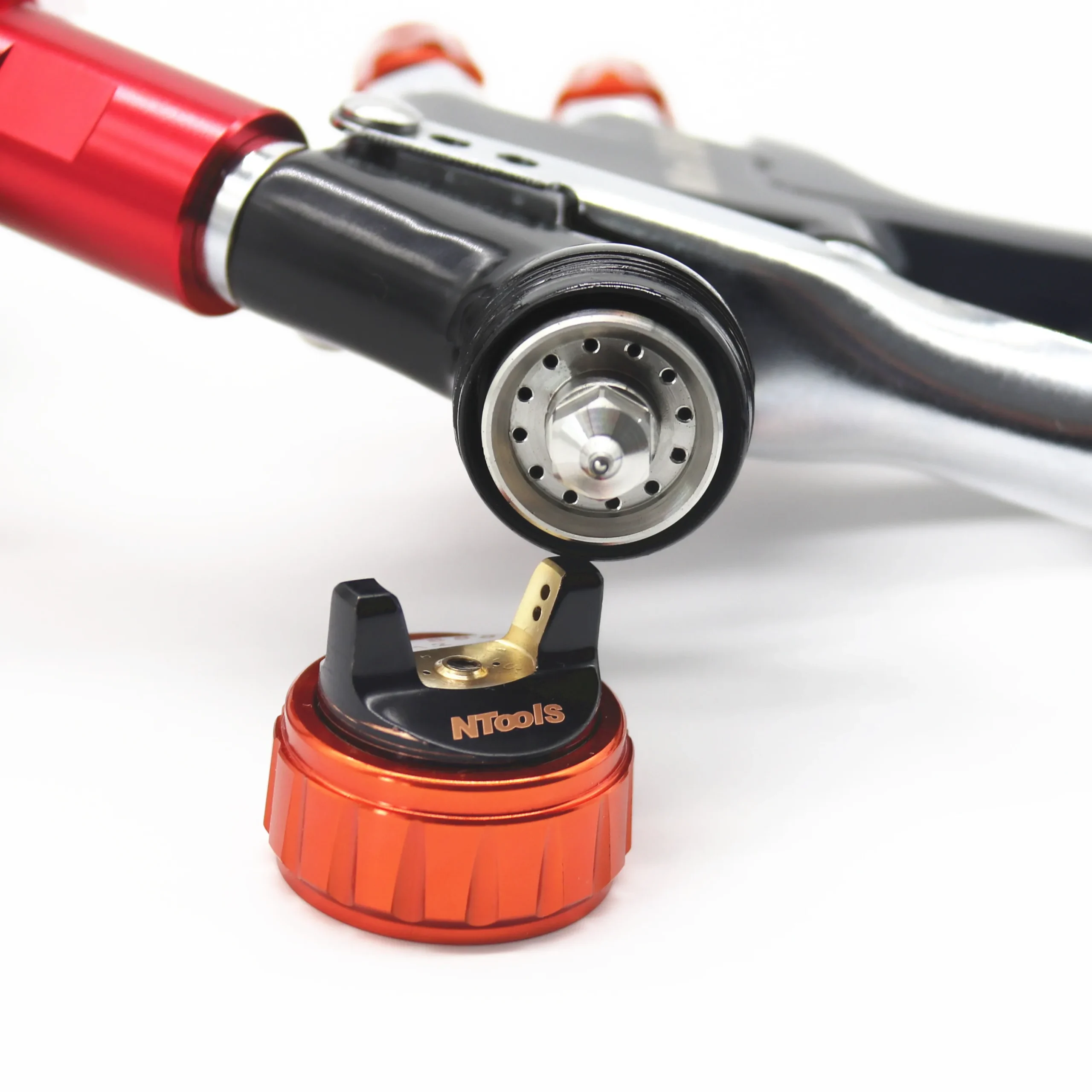 Mini Paint Spray Gun with 400CC Mixing Cup and Adapter, Precision 1.2mm Nozzle Air Sprayer - Image 2