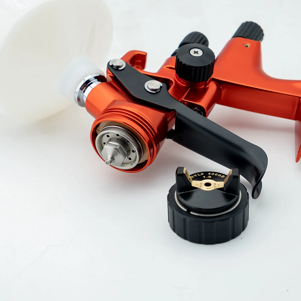 HVLP Paint Spray Gun 1.3mm Nozzle, Professional Stainless Air Sprayer for Automotive Painting - Image 3