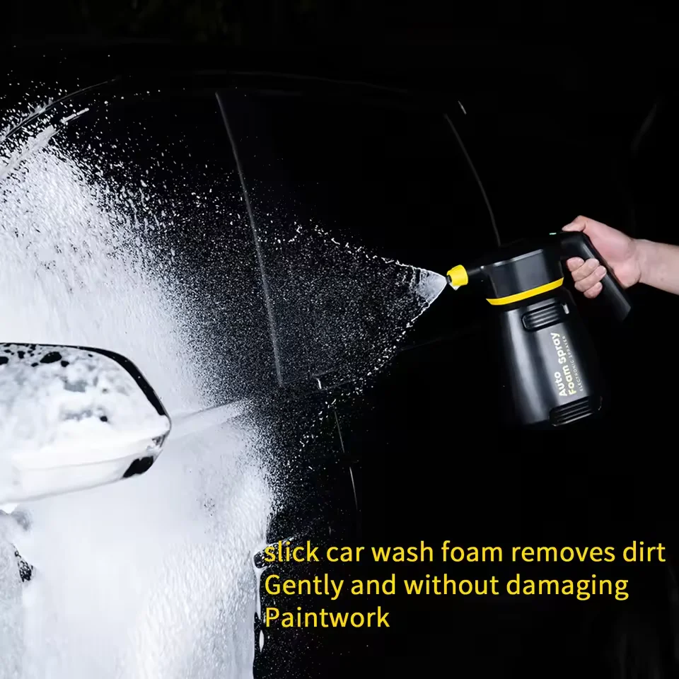 Electric Foam Cannon Sprayer for Car Wash and Motorcycle Cleaning, Adjustable High Pressure Gun - Image 2
